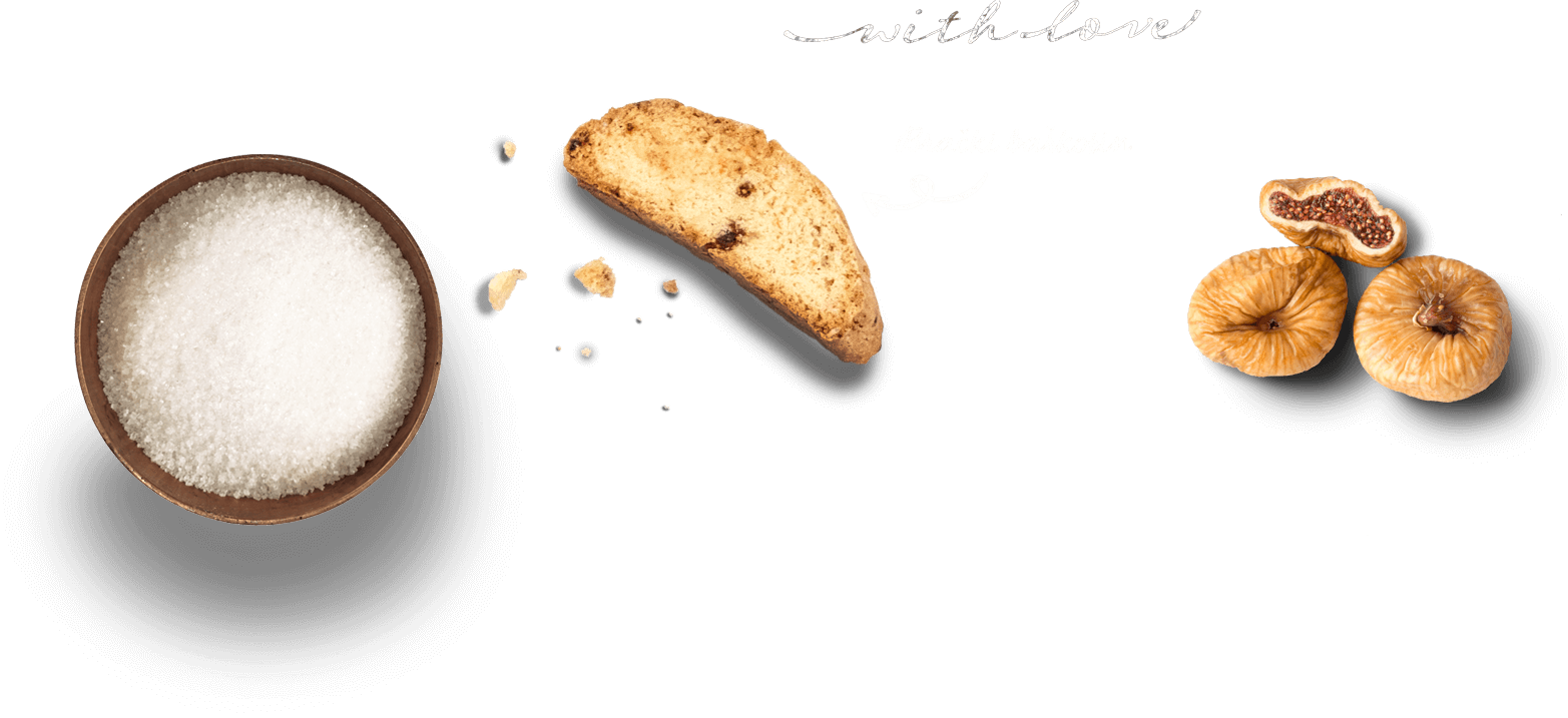 ilustracija kruh smokve sol